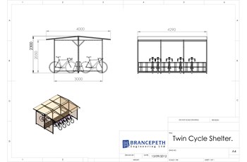 Twin Cycle Shelter